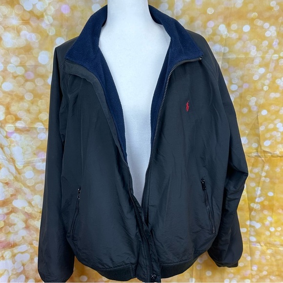 Polo Ralph Lauren Navy blue jacket Shell60% cotton size XL - Picture 3 of 16